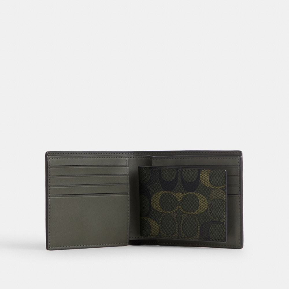 Coach Outlet 3-In-1 Wallet In Signature Camo Print - Preorder