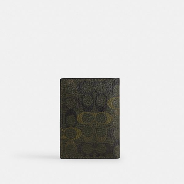 Coach Outlet Passport Card Case In Signature Camo Print - Preorder