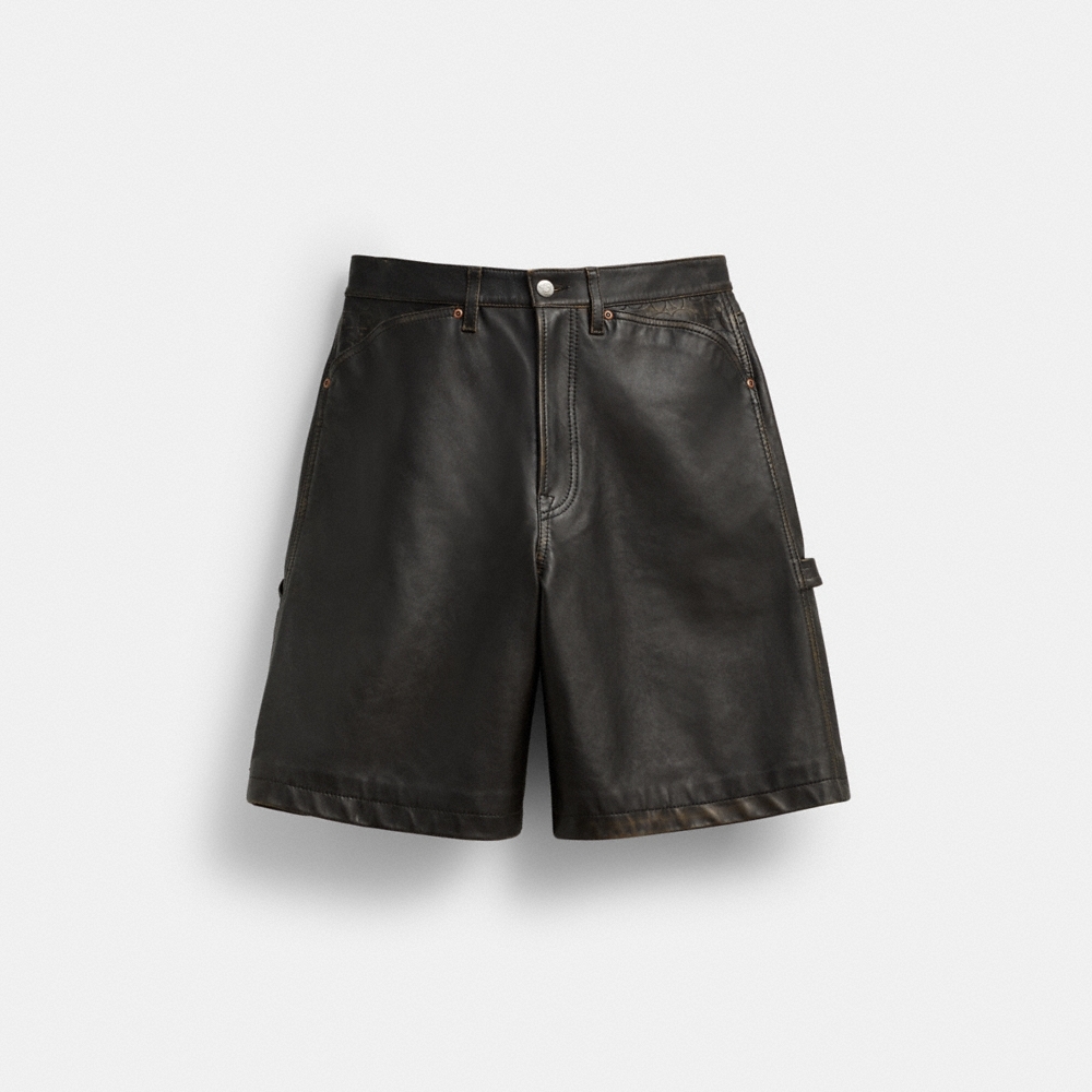 Coach Outlet Coach | Brain Dead Loved Leather Shorts - Preorder