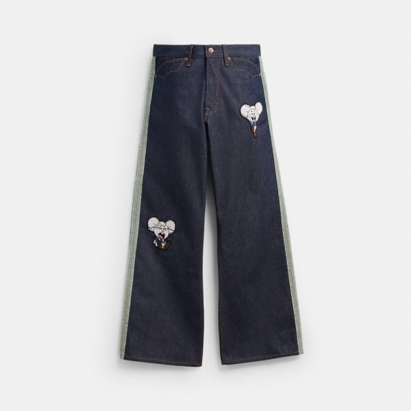 Coach Outlet Coach | Brain Dead Retro Jeans In Recycled Cotton - Preorder