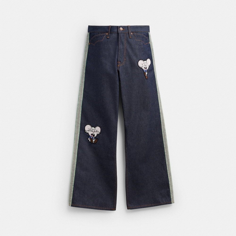 Coach Outlet Coach | Brain Dead Retro Jeans In Recycled Cotton - Preorder