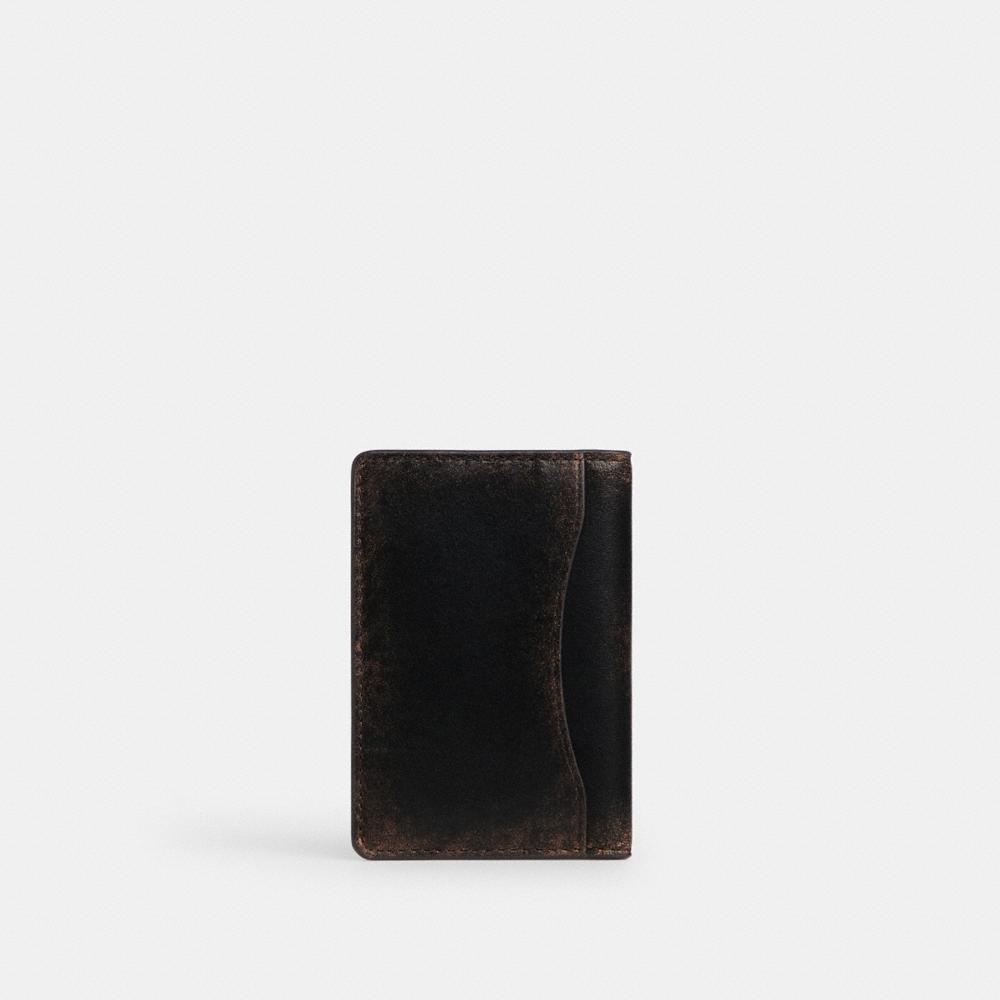 Coach Outlet Id Card Wallet In Loved Leather - Preorder - Image 2