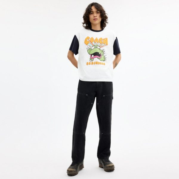Coach Outlet Coach | Brain Dead Zilly Dino T-Shirt - Preorder