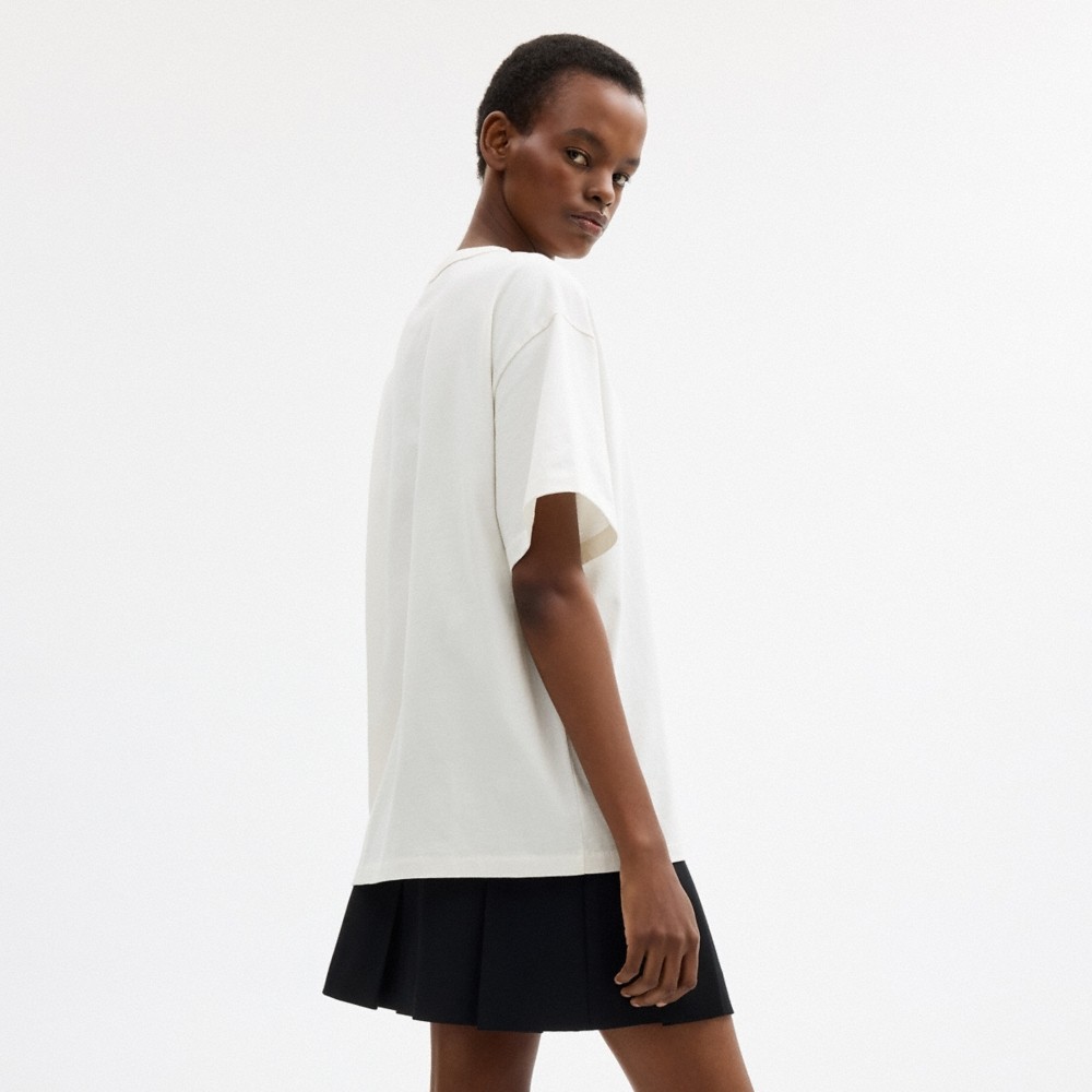 Coach Outlet Coach | Brain Dead Head T-Shirt In Organic Cotton - Preorder