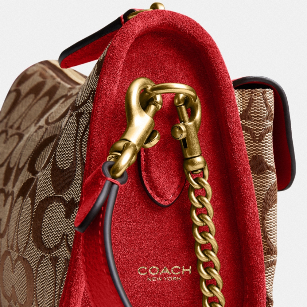 Coach Twin Turnlock Waverly Bag In Signature Jacquard - Preorder