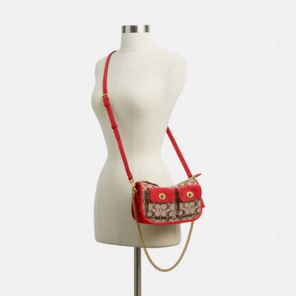 Coach Twin Turnlock Waverly Bag In Signature Jacquard - Preorder