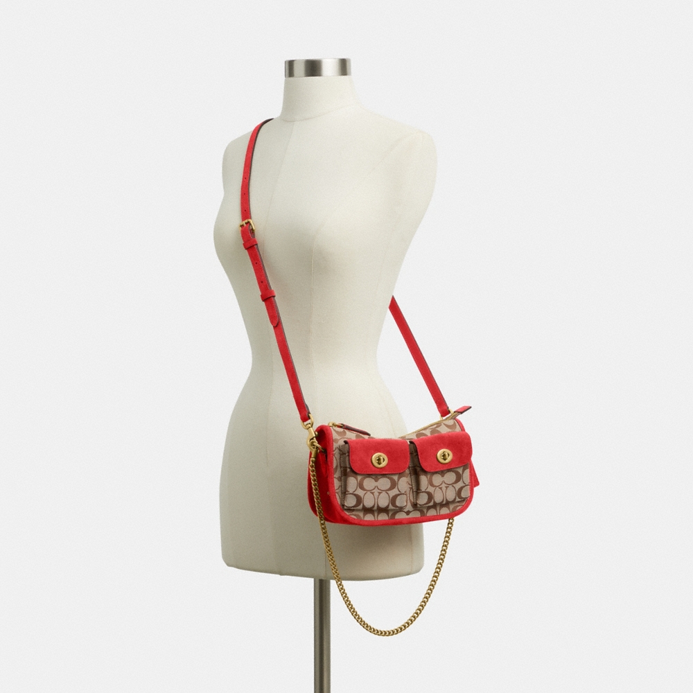 Coach Twin Turnlock Waverly Bag In Signature Jacquard - Preorder