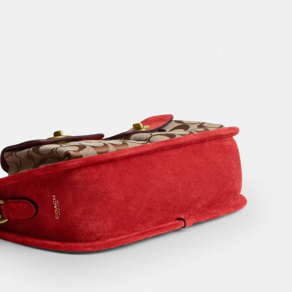Coach Twin Turnlock Waverly Bag In Signature Jacquard - Preorder