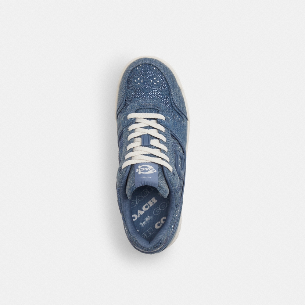 Coach Outlet Soho Sneaker In Signature Denim - Preorder