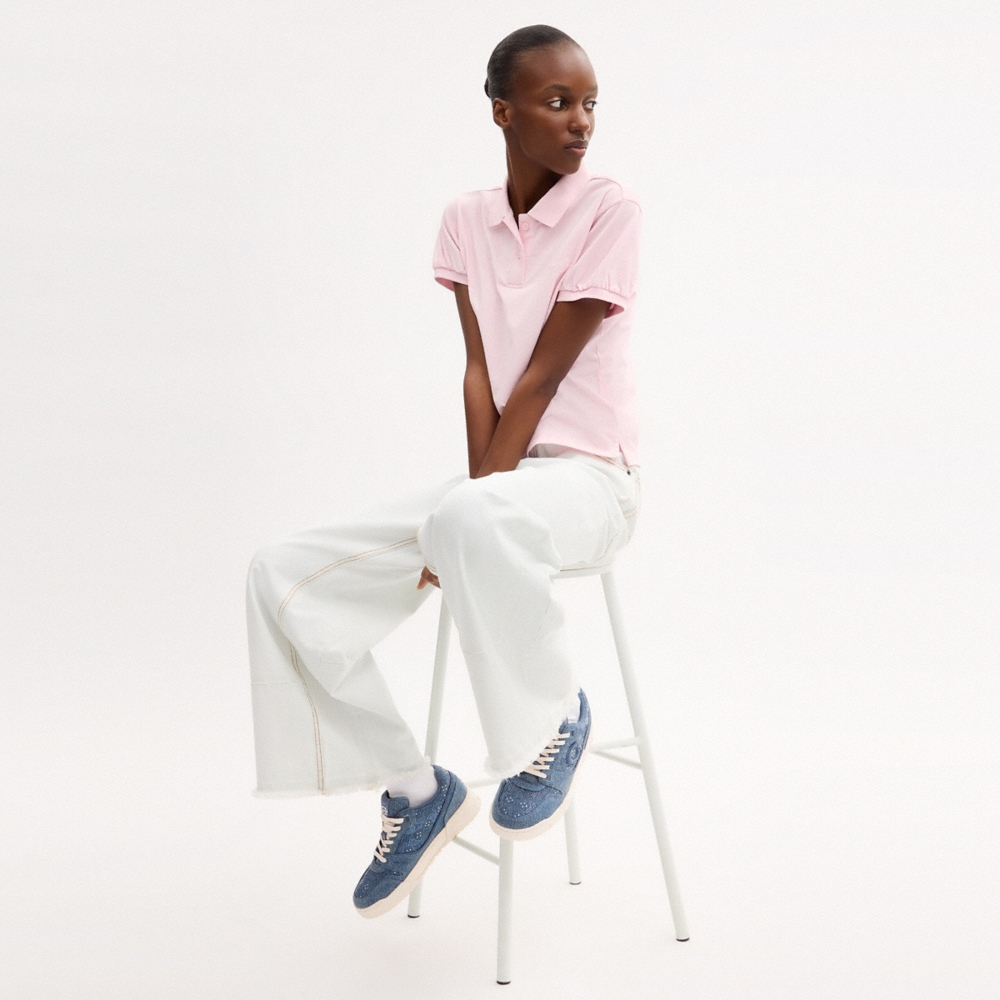 Coach Outlet Soho Sneaker In Signature Denim - Preorder