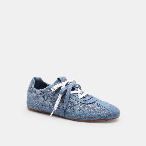 Coach Outlet Soft Sneaker In Signature Denim - Preorder