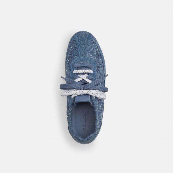 Coach Outlet Soft Sneaker In Signature Denim - Preorder