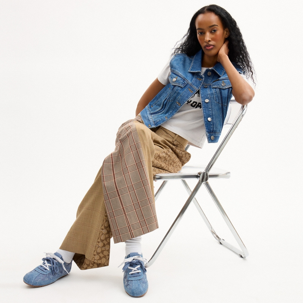 Coach Outlet Soft Sneaker In Signature Denim - Preorder