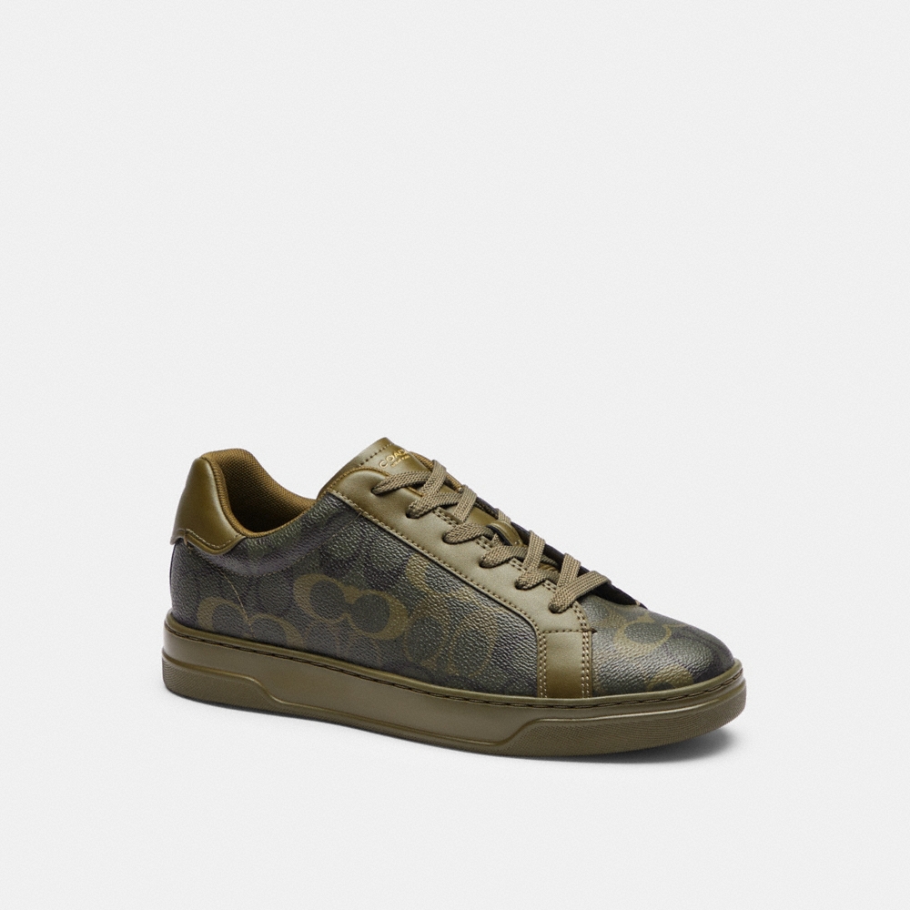Coach Outlet High Line Sneaker In Signature Camo Print - Preorder