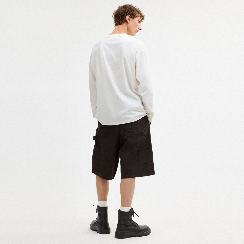 Coach Outlet Sporty Relaxed Long Sleeve T-Shirt In Organic Cotton - Preorder