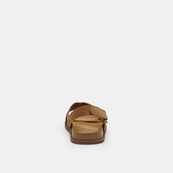 Coach Outlet Sculpted C Criss Cross Sandal - Preorder