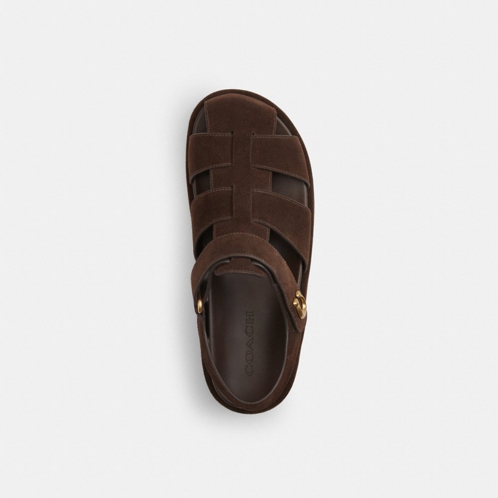 Coach Outlet Sculpted C Fisherman Sandal - Preorder