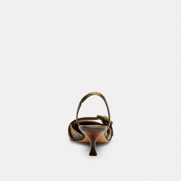 Coach Margot Slingback In Loved Leather - Preorder