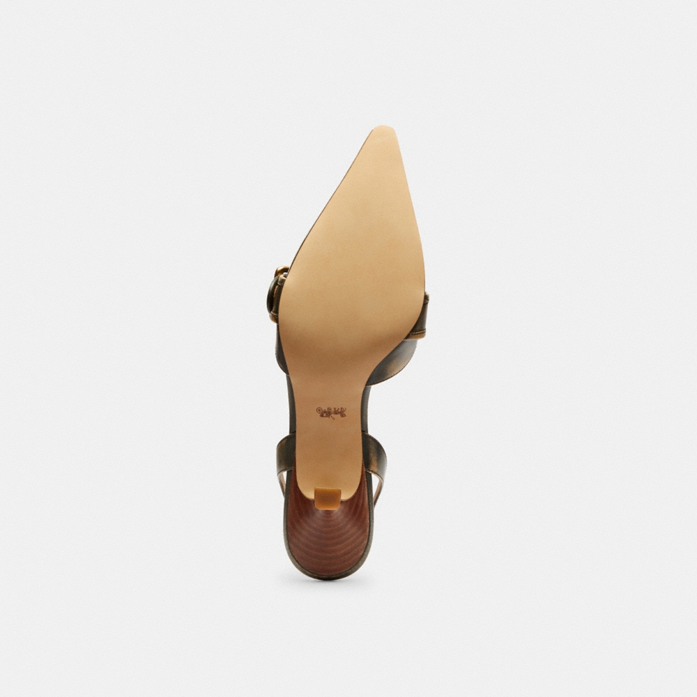 Coach Margot Slingback In Loved Leather - Preorder