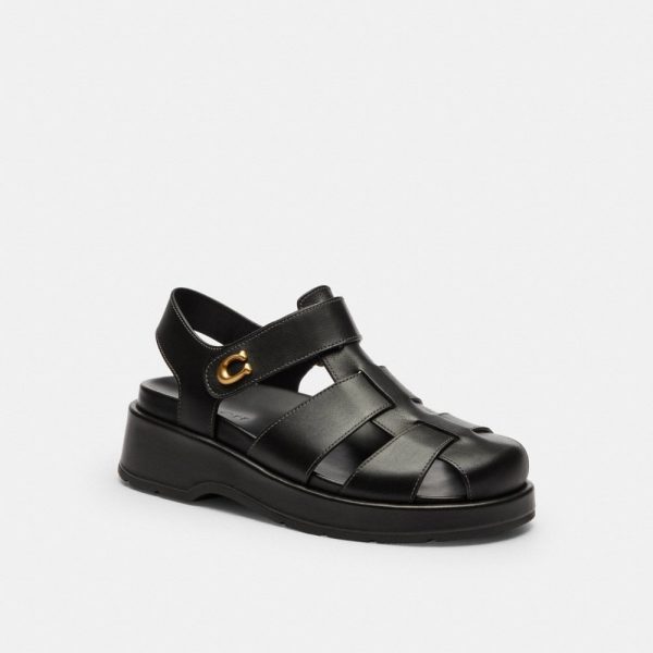 Coach Outlet Sculpted C Fisherman Sandal - Preorder