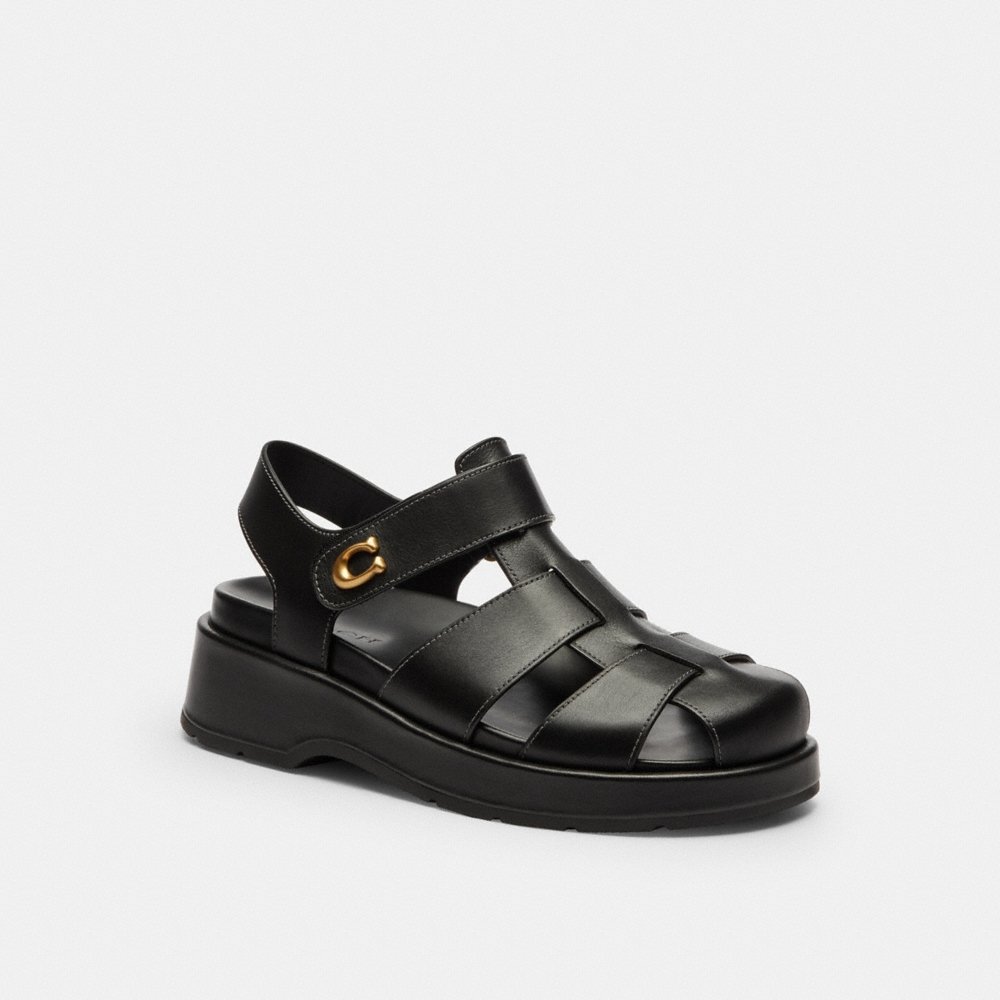 Coach Outlet Sculpted C Fisherman Sandal - Preorder