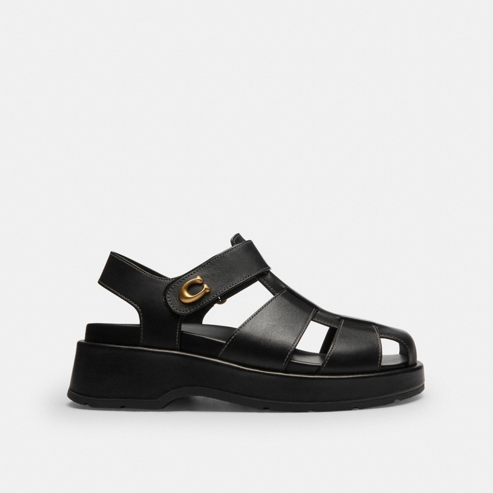 Coach Outlet Sculpted C Fisherman Sandal - Preorder