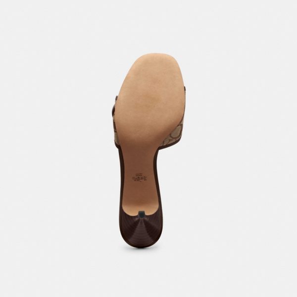 Coach Outlet Margot Sandal In Signature Sateen Jacquard - Preorder