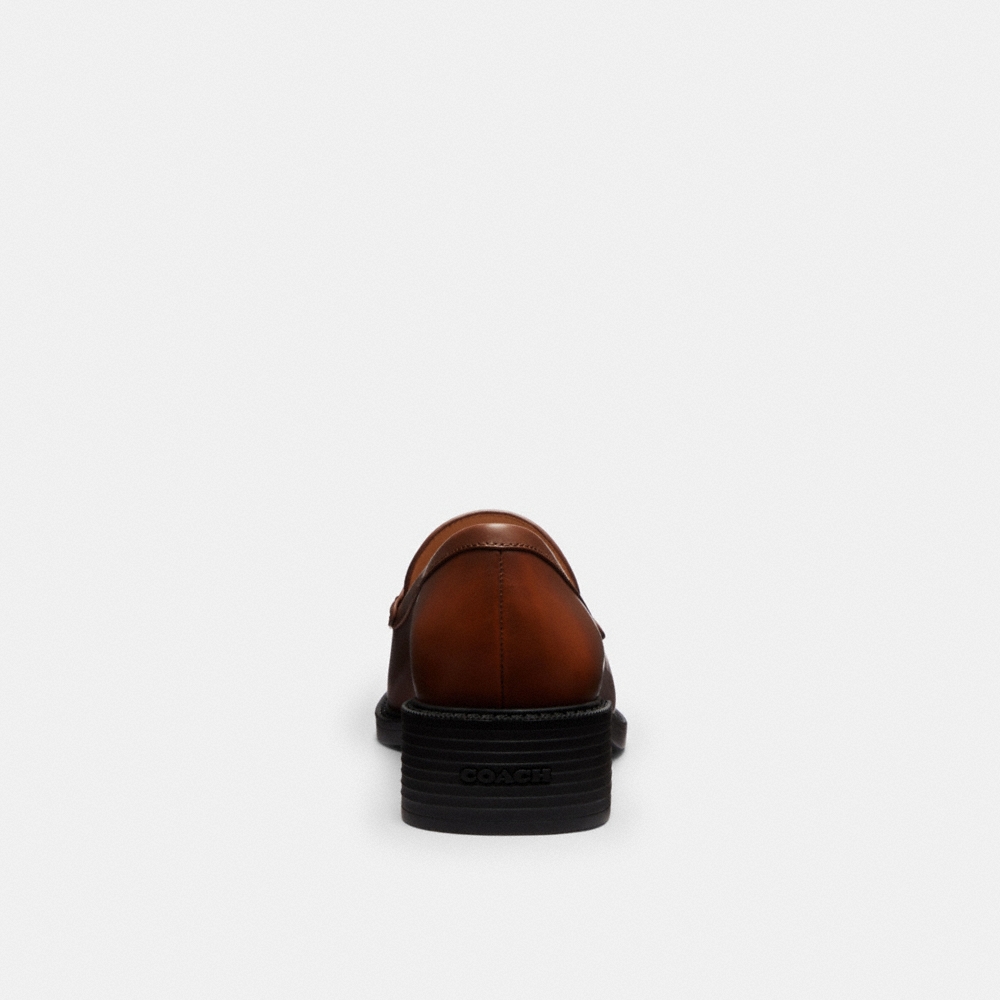 Coach Pointed Toe Loafer In Loved Leather - Preorder