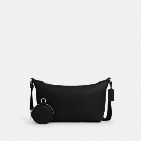 Coach Outlet Small Finn Crossbody Bag With Pouch - Preorder — Silver/Black