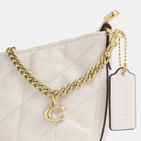 Coach Outlet Caitlin Shoulder Bag With Quilting And Charm - Preorder