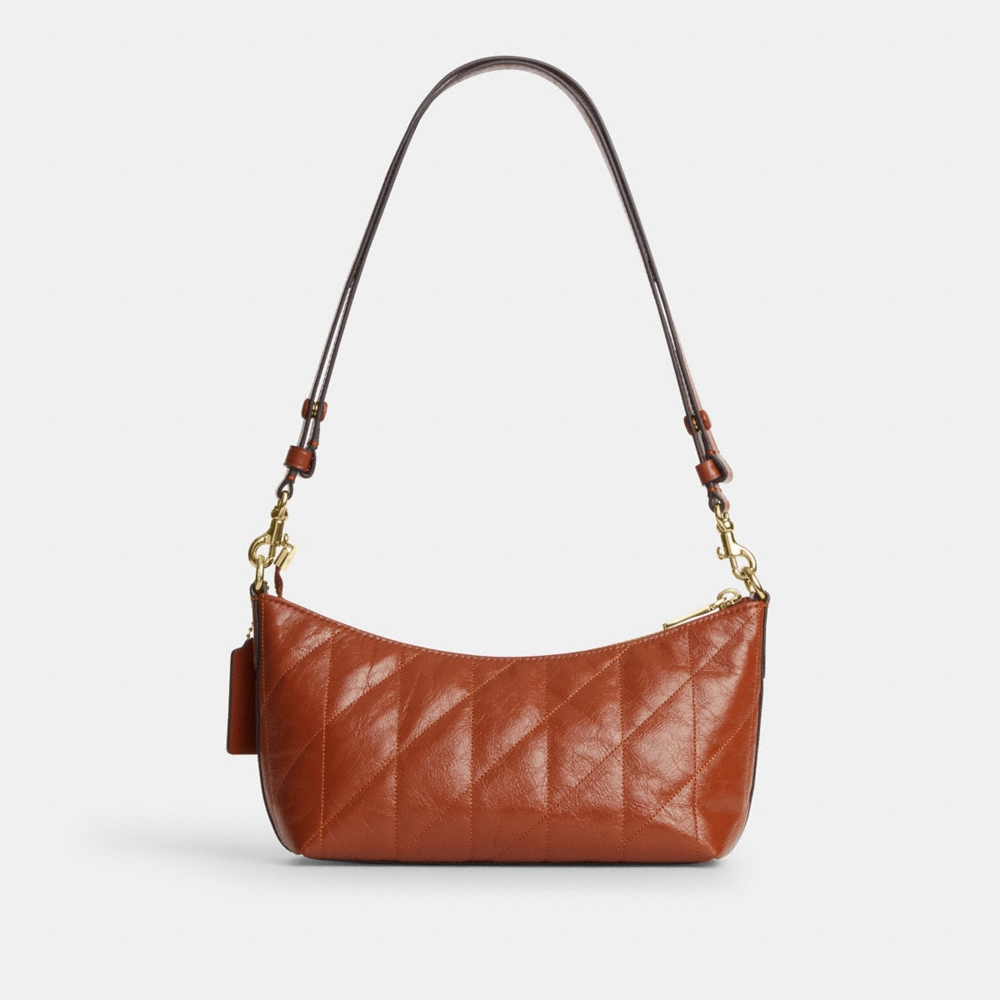Coach Outlet Caitlin Shoulder Bag With Quilting And Charm - Preorder