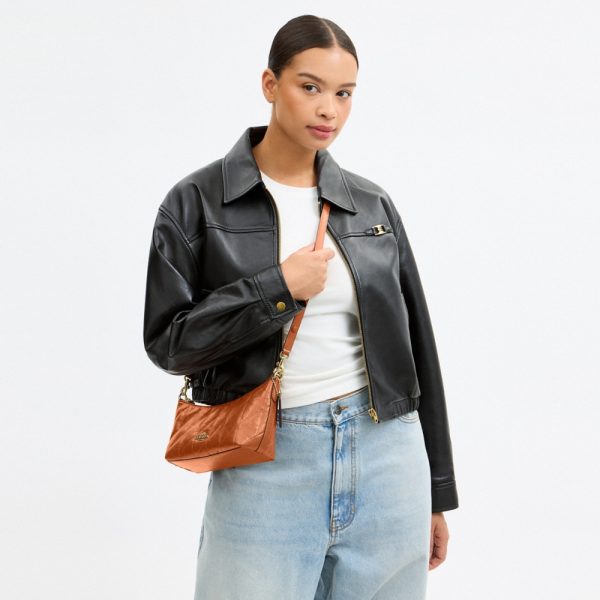 Coach Outlet Caitlin Shoulder Bag With Quilting And Charm - Preorder