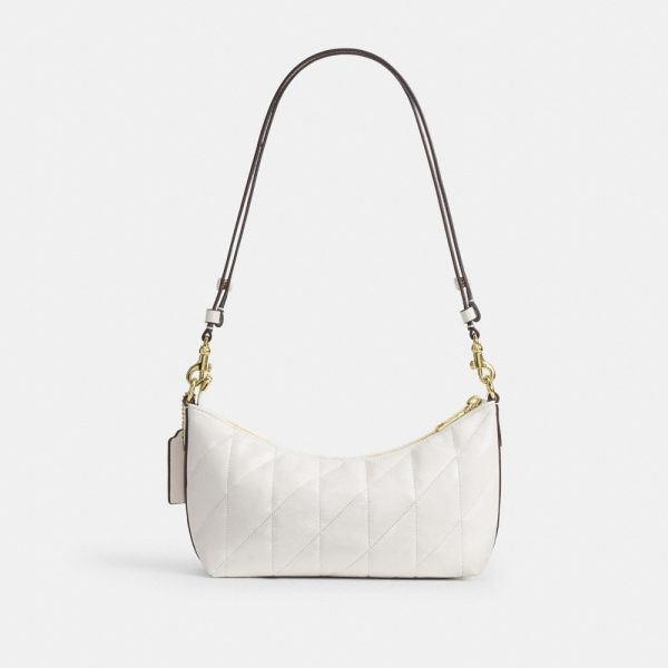 Coach Outlet Caitlin Shoulder Bag With Quilting And Charm - Preorder