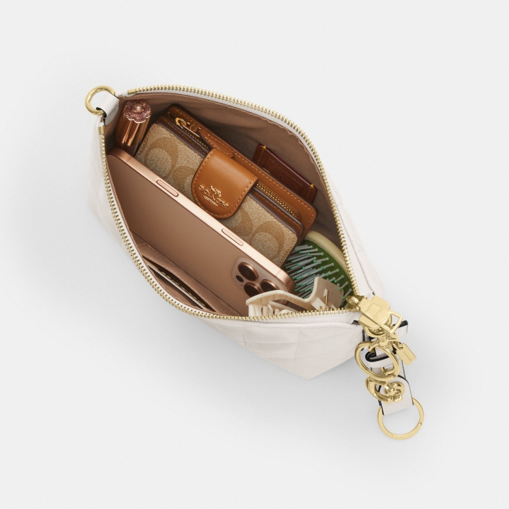 Coach Outlet Caitlin Shoulder Bag With Quilting And Charm - Preorder