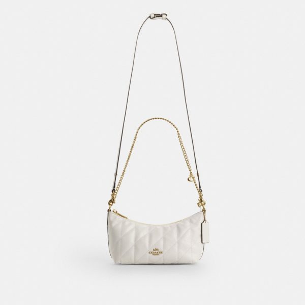 Coach Outlet Caitlin Shoulder Bag With Quilting And Charm - Preorder