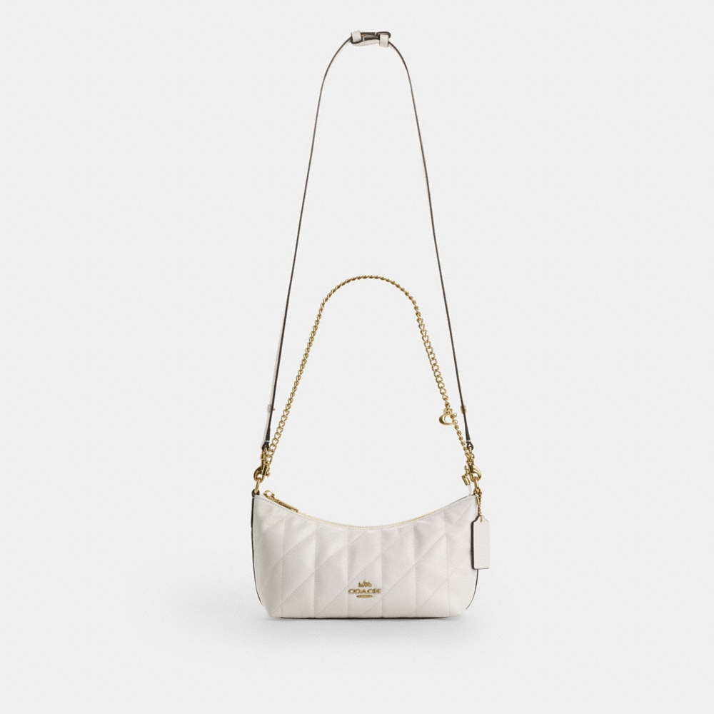 Coach Outlet Caitlin Shoulder Bag With Quilting And Charm - Preorder
