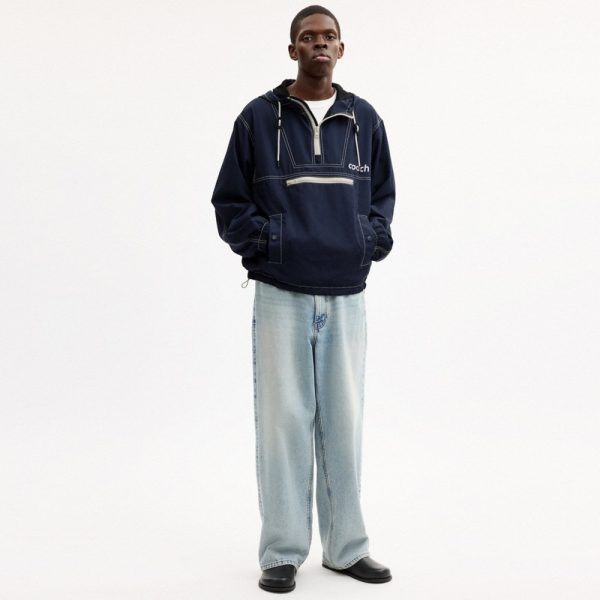 Coach Half Zip Windbreaker In Recycled Polyester - Preorder