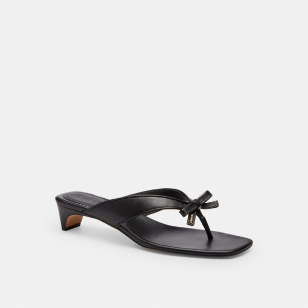 Coach Outlet Bow Thong Kitten Heel - Preorder