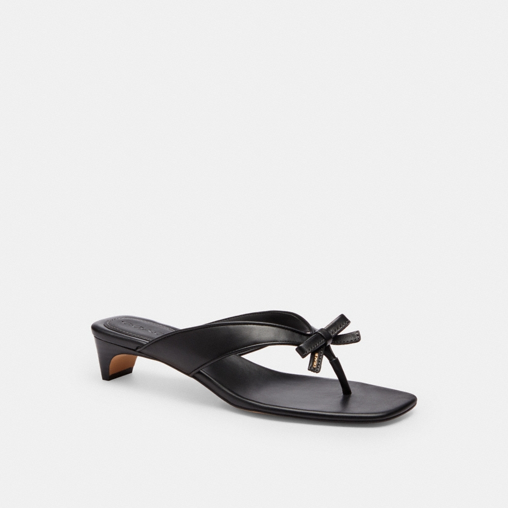 Coach Outlet Bow Thong Kitten Heel - Preorder