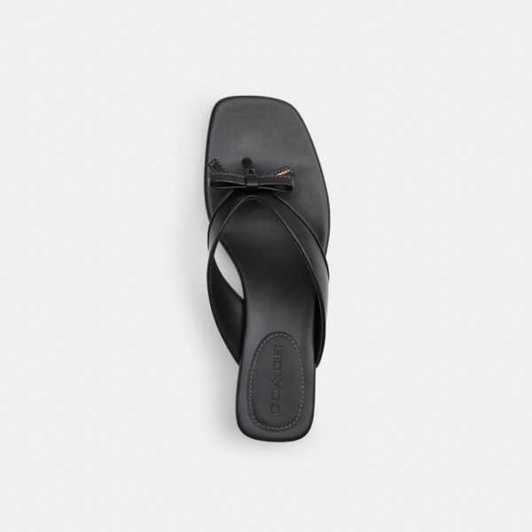 Coach Outlet Bow Thong Kitten Heel - Preorder