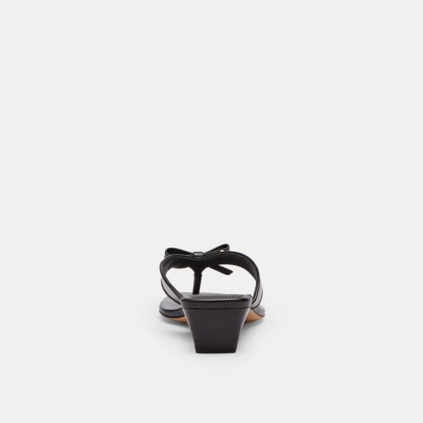 Coach Outlet Bow Thong Kitten Heel - Preorder