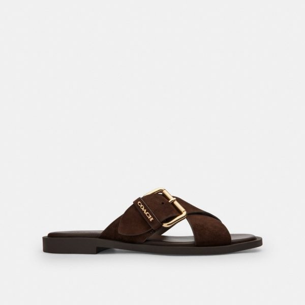 Coach Outlet Crisscross Buckle Sandal - Preorder