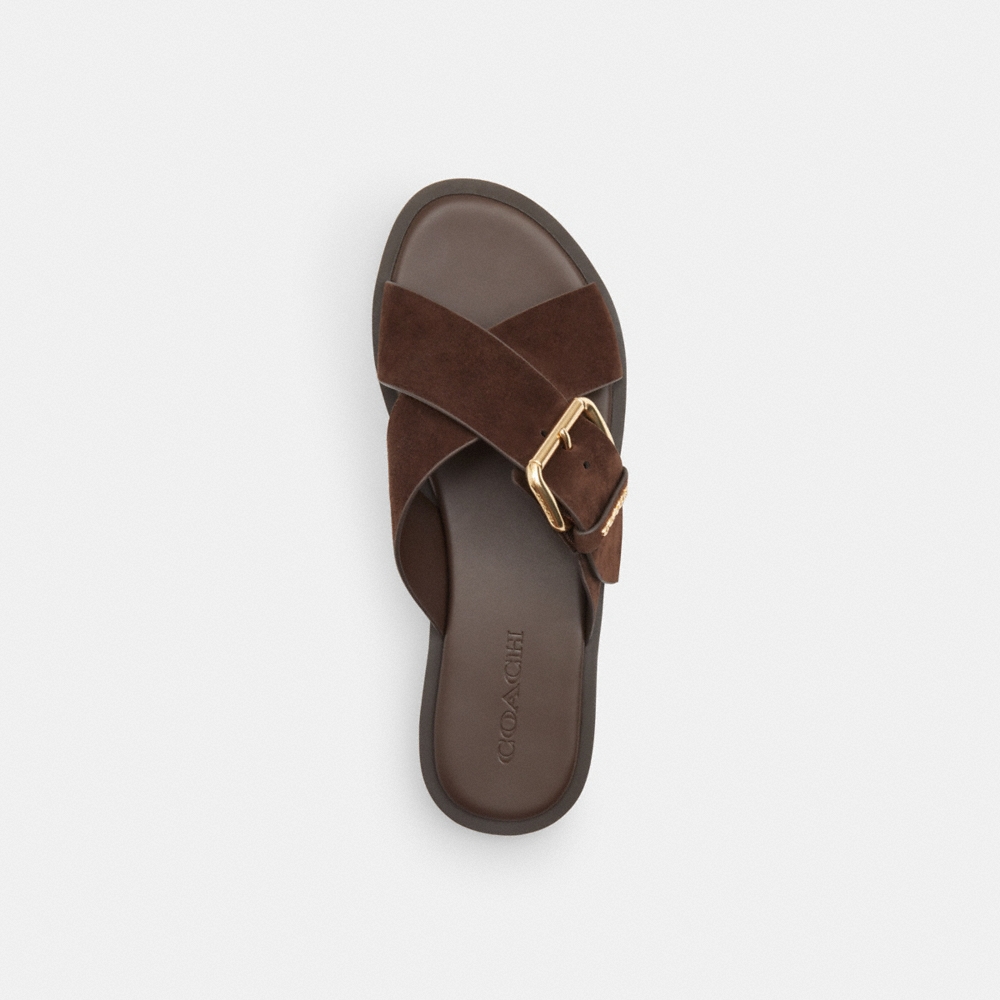 Coach Outlet Crisscross Buckle Sandal - Preorder - Image 3