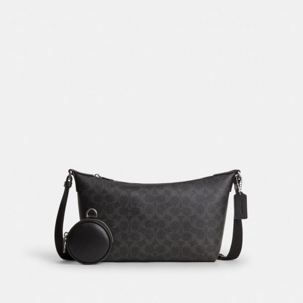 Coach Outlet Small Finn Crossbody Bag With Pouch In Signature Canvas - Preorder