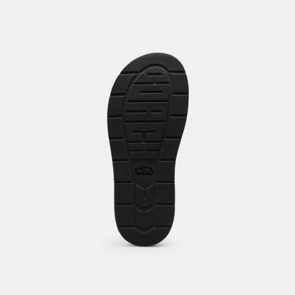 Coach Outlet Lucy Lug Sole Sandal In Signature Jacquard - Preorder