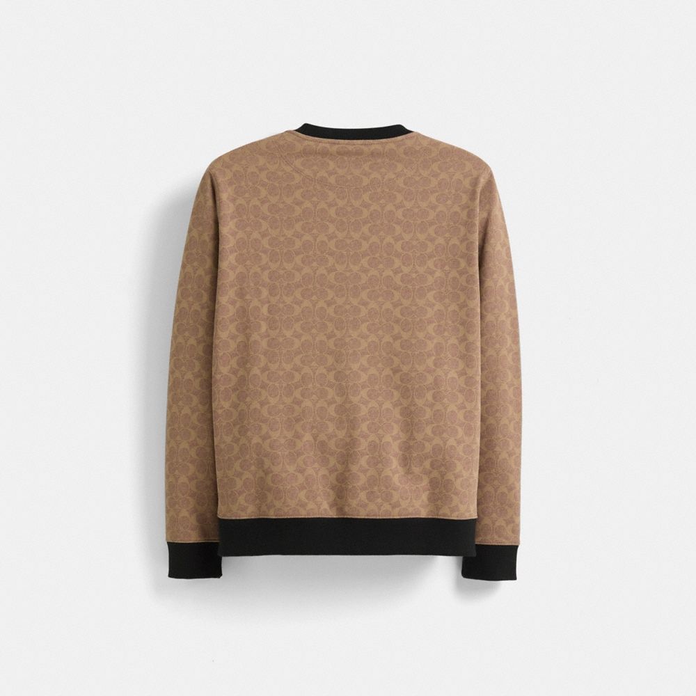 Coach Restored Essential Crewneck In Signature - Preorder