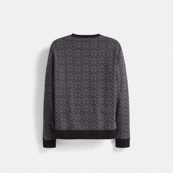 Coach Restored Essential Crewneck In Signature - Preorder