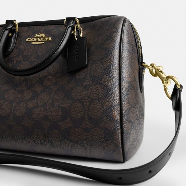 Coach Outlet Rowan Large Satchel Bag In Signature Canvas - Preorder