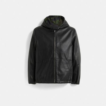 Coach Restored Reversible Hooded Leather Trainer - Preorder — Black