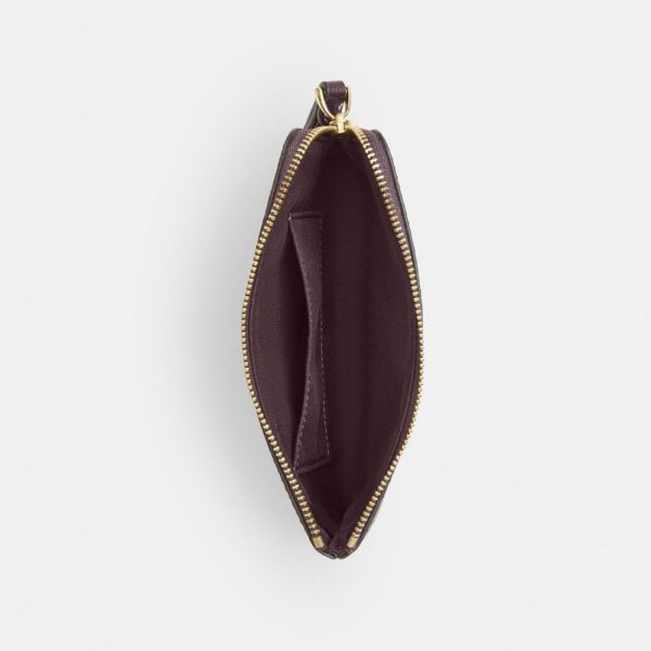 Coach Outlet Corner Zip Wristlet In Signature Canvas - Preorder